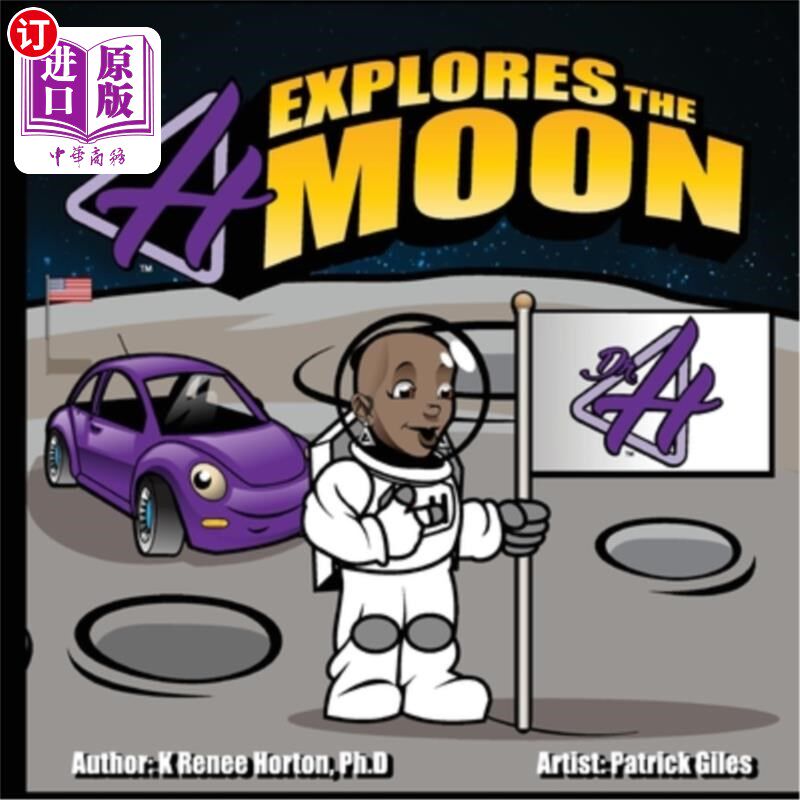 海外直订Dr. H Explores the Moon H博士探索月球