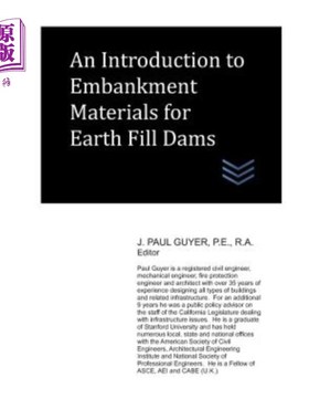 海外直订An Introduction to Embankment Materials for Earth Fill Dams 土坝路堤材料介绍