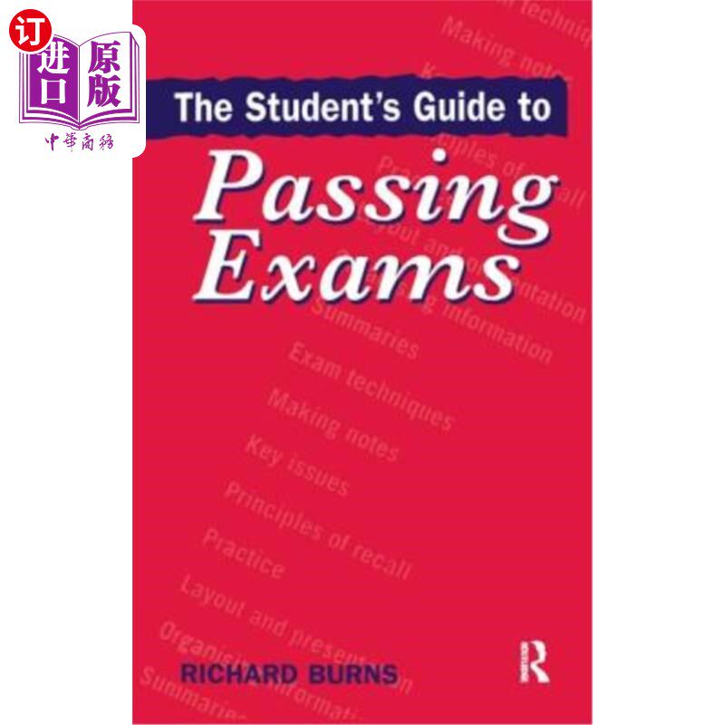 海外直订The Student's Guide to Passing Exams 学生通过考试的指南