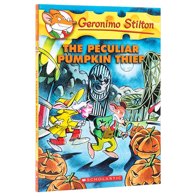 现货 [英文原版]Geronimo Stilton 42:老鼠记者：古怪的偷南瓜贼 儿童文学 章节书 悬疑探险 恐怖惊悚 580L【中商原版】