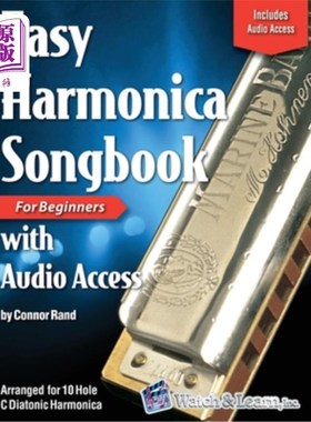 海外直订Easy Harmonica Songbook: with Audio Access 简易口琴歌本:与音频访问