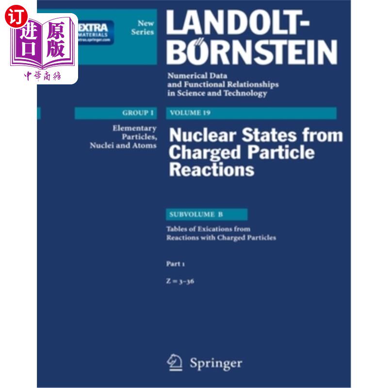 海外直订Z=3-36 (Landolt-B?rnstein: Numerical Data and Functional Relationships in Scienc Z=3-36（Lan