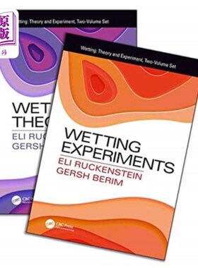 海外直订Wetting: Theory and Experiments, Two-Volume Set 润湿：理论与实验，双体积集