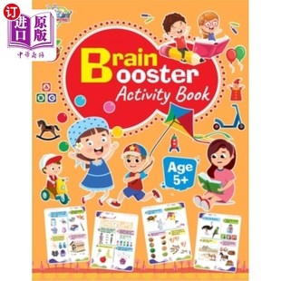 Book Activity Age 五岁 海外直订Brain 大脑增强活动手册 Booster