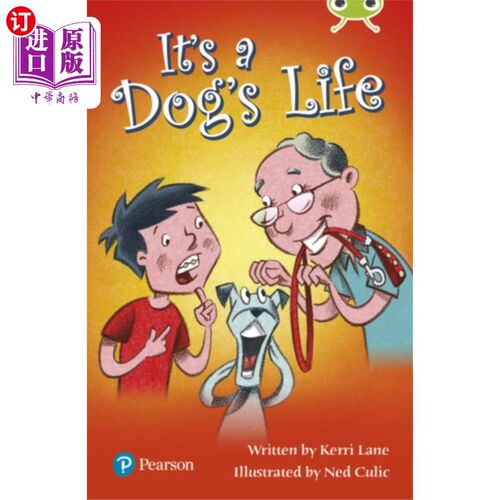 海外直订Bug Club Lime Plus B It's a Dog's Life Bug Club Lime Plus B这是狗的生活