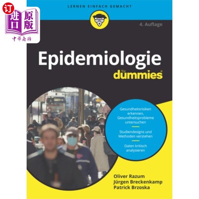 海外直订医药图书Epidemiologie fur Dummies 傻瓜流行病学