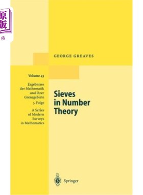 海外直订Sieves in Number Theory 数论中的筛
