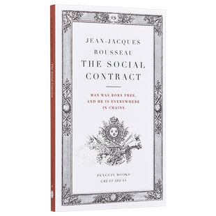 卢梭：社会契约论 英文原版 Penguin Great Ideas : The Social Contract Jean-Jacques Rousseau【中商原版】