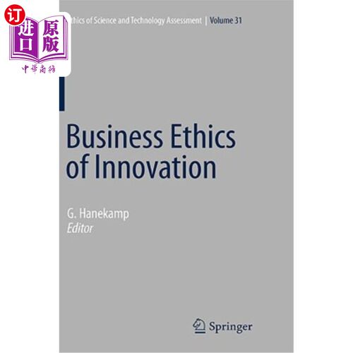 海外直订Business Ethics of Innovation 创新的商业伦理