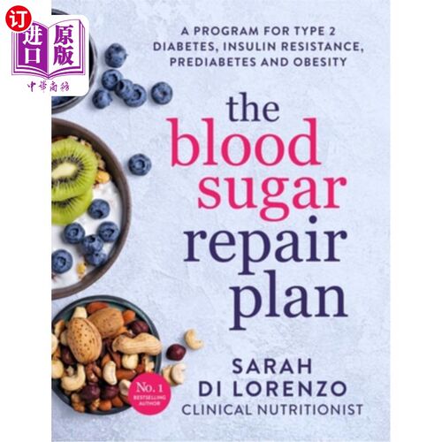 海外直订医药图书The Blood Sugar Repair Plan: A Program for Type 2 Diabetes, Insulin Resistance,  血糖修复计划：针对