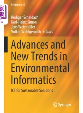 海外直订Advances and New Trends in Environmental Informa... 环境信息学的进展与新趋势