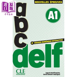 预售 【法文版】法语备考用书 成人 Abc DELF A1 第三版 附线上模拟测试 新考试题型 法文原版【中商原版】