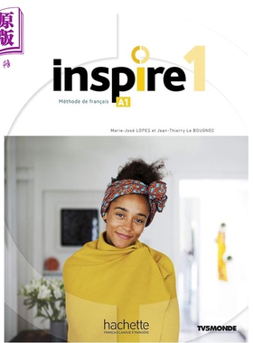 预售 【法文版】青少儿法语教材 学生用书 A1 Inspire - Methode de FLE 法文原版 Collectif【中商原版】