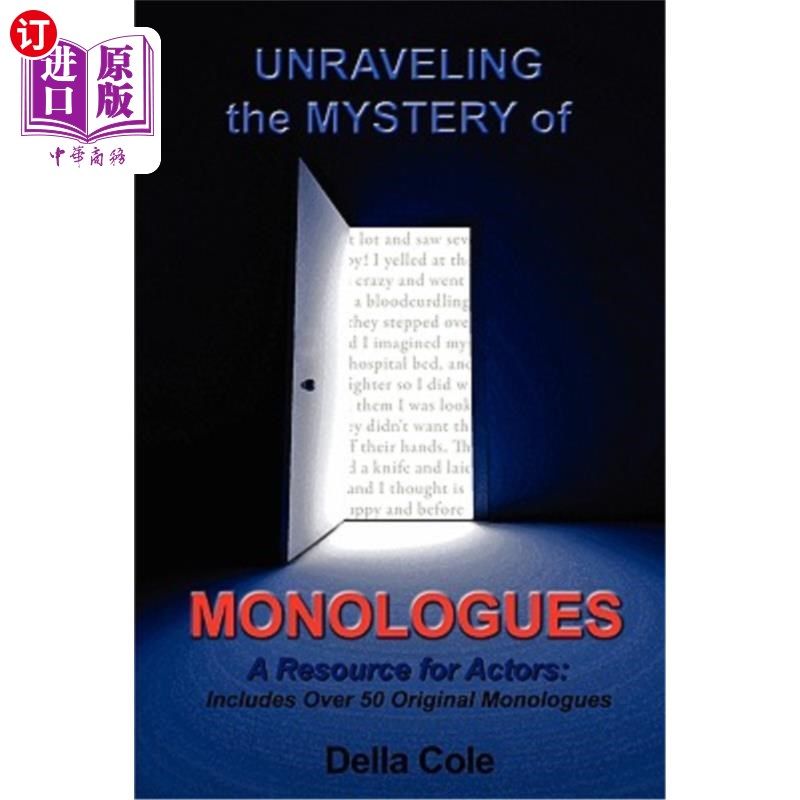 海外直订unraveling the mystery of monologues 揭开独白之谜