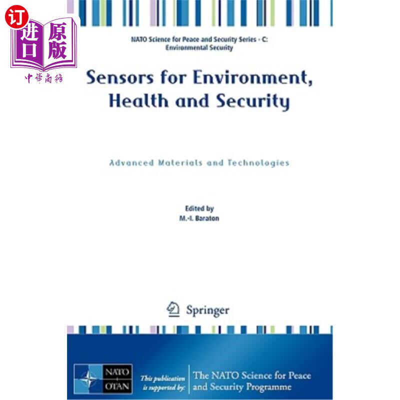 海外直订Sensors for Environment, Health and Security: Advanced Materials and Technologie 环境、健康和安全传感器:先