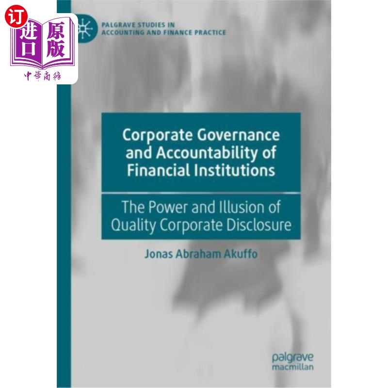 海外直订Corporate Governance and Accountability of Finan... 金融机构的公司治理和问责制