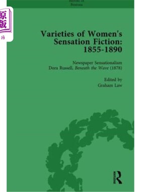 海外直订Varieties of Women's Sensation Fiction, 1855-1890 Vol 6 女性轰动小说的变种，1855-1890卷6