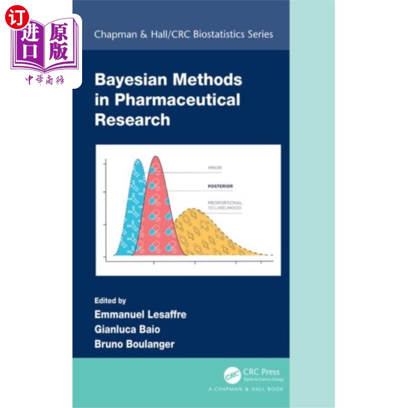 海外直订医药图书Bayesian Methods in Pharmaceutical Research 药物研究中的贝叶斯方法