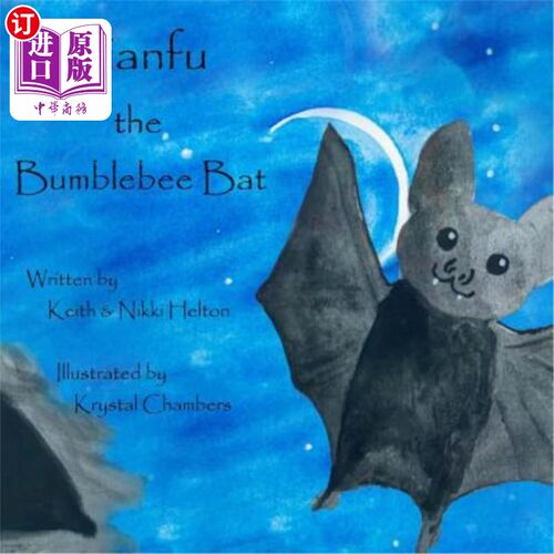 海外直订Bianfu the Bumblebee Bat 大黄蜂蝙蝠比安夫