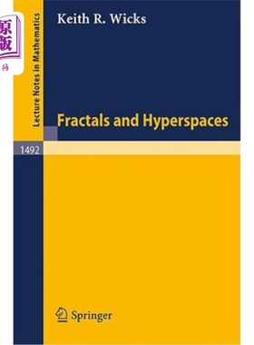 海外直订Fractals and Hyperspaces 分形和货币