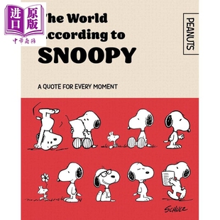 Peanuts 官方花生漫画 THE Official 世界 Schulz Charles WORLD 中商原版 英文原版 SNOOPY 史努比 预售 ACCORDING