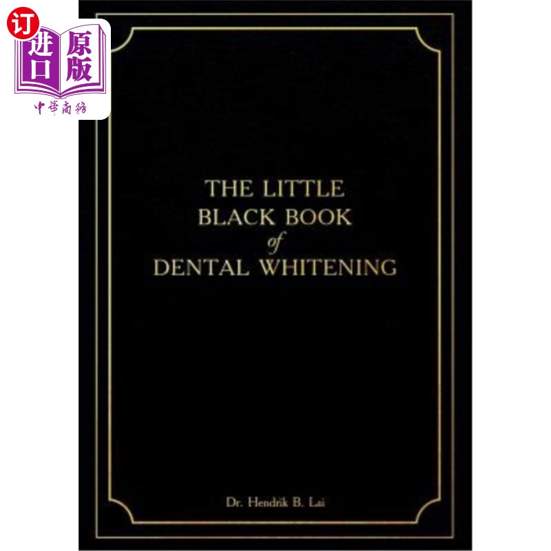 海外直订医药图书The Little Black Book of Dental Whitening 牙齿美白小黑书