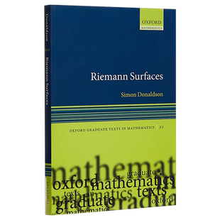 Riemann Surfaces 英文原版 黎曼曲面(牛津大学数学研究生教材) Simon Donaldson 【中商原版】
