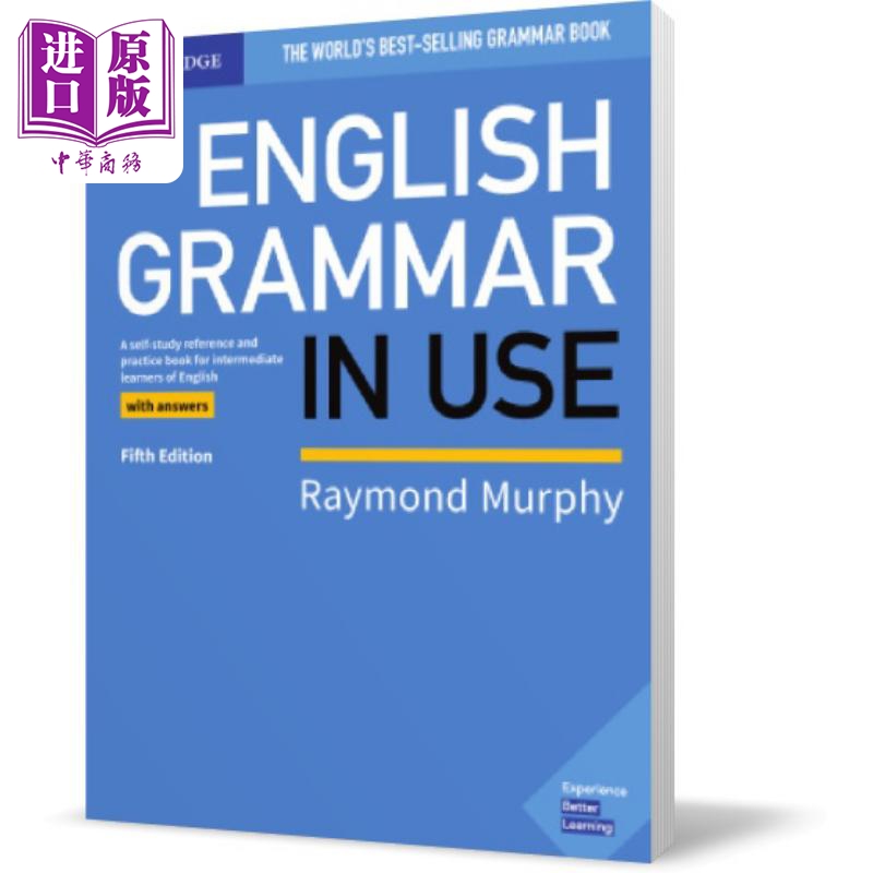 English Grammar in Use Cambridge剑桥大学出版社使用中的英语语法课本英语中级学生自学参考与练习册附答案【中商原版?