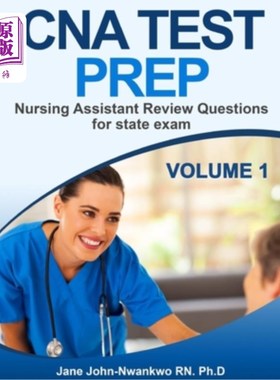 海外直订CNA Test Prep: Nurse Assistant Review Questions for State Exam CNA考试准备:护士助理国家考试复习问题