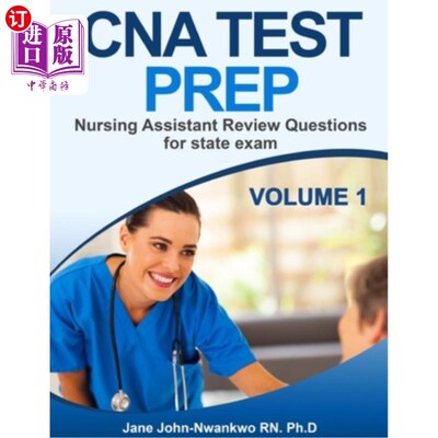 海外直订CNA Test Prep: Nurse Assistant Review Questions for State Exam CNA考试准备:护士助理国家考试复习问题