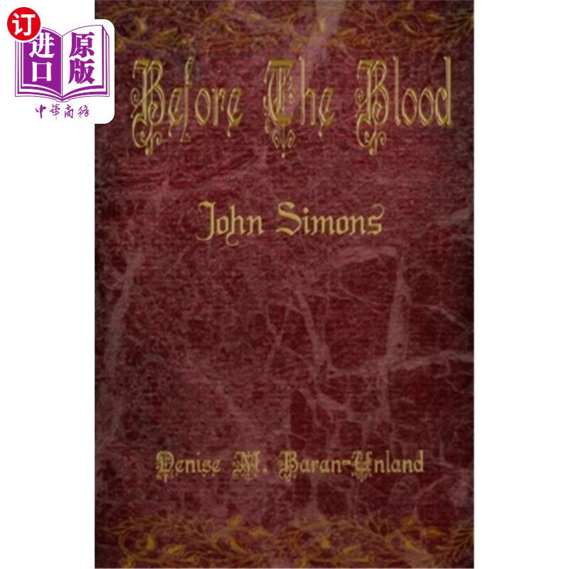 海外直订Before The Blood: John Simons 血前：约翰·西蒙斯