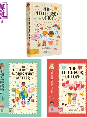 Annelies Draws 小书系列 英文原版儿童绘本读物 词汇小书 宠爱小书 快乐小书 乡间小屋 The Little Book of Love【中商原版】