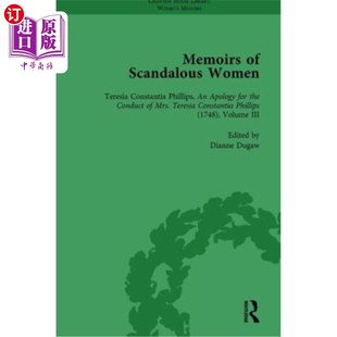 海外直订Memoirs of Scandalous Women, Volume 3 《丑闻女人回忆录》第三卷