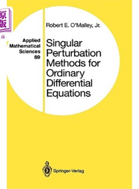 海外直订Singular Perturbation Methods for Ordinary Differential Equations 常微分方程的奇异摄动方法