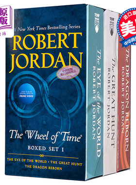 时光之轮1-3盒装 英文原版 Wheel of Time Premium Boxed Set I Books 1-3 Robert Jordan【中商原版】