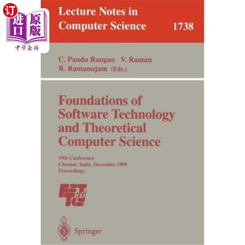 海外直订Foundations of Software Technology and Theoretical Computer Science: 19th Confer 软件技术和理论计算机科学基高性价比高么？