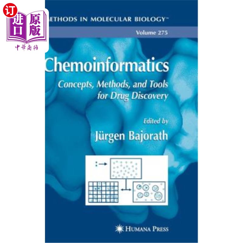 海外直订医药图书Chemoinformatics: Concepts, Methods, and Tools for Drug Discovery 化学信息学:药物发现的概念、方法和工具