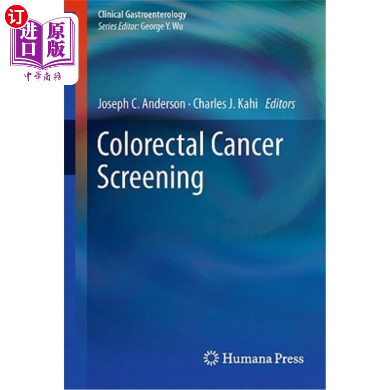 海外直订医药图书Colorectal Cancer Screening 结直肠癌筛检