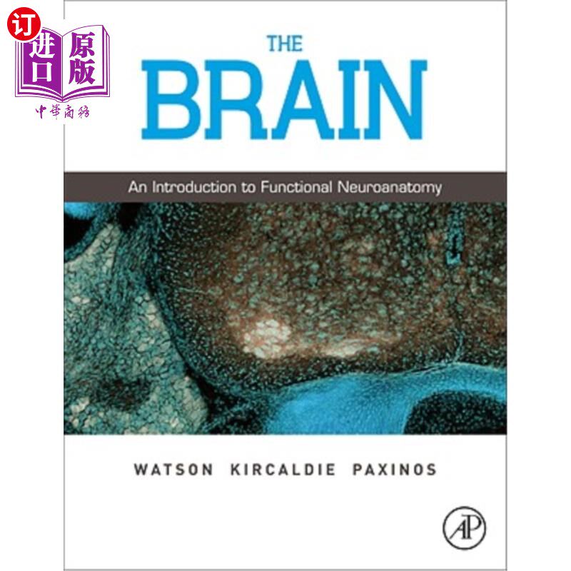 海外直订医药图书The Brain: An Introduction to Functional Neuroanatomy 《大脑:功能神经解剖学导论