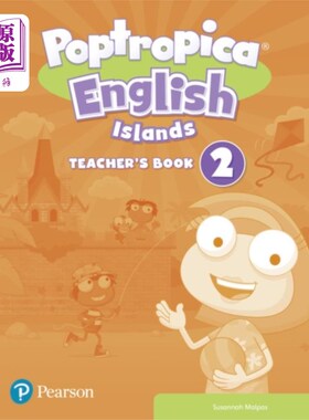 海外直订Poptropica English Islands Level 2 Teacher's Boo... Poptropica英语岛屿2级教师手册和测试手册包