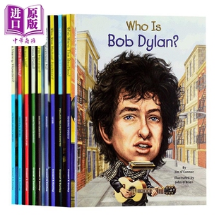 was 明星系列人物传记9册套装 儿童读物 中商原版 暑期书单 初级章节书 who 儿童文学 英文原版