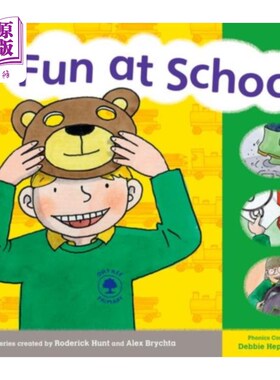 海外直订Oxford Reading Tree: Level 1: Floppy's Phonics: ... 牛津阅读树:第1级:软盘的语音:声音和字母:在学校的乐趣