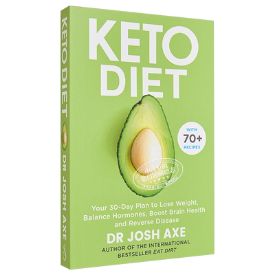 现货 生酮饮食 30天计划 英文原版 Keto Diet 燃烧脂肪 减肥 对抗炎症 逆转疾病 健康饮食 Dr Josh Axe【中商原版】