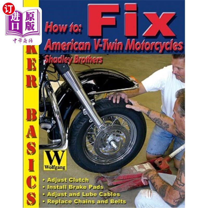 海外直订How to Fix American V-Twin Motorcycles