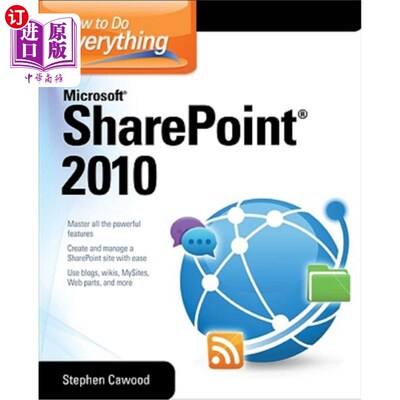 海外直订How to Do Everything Microsoft SharePoint 2010 如何做所有Microsoft SharePoint 2010