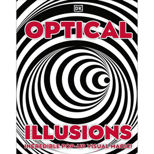 现货 Optical Illusions DK 视觉魔术 英文原版进口图书 视错觉知识科普 儿童谜题互动解谜游戏 立体图画书【中商原版】