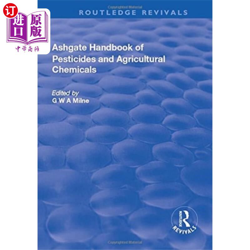 海外直订Ashgate Handbook of Pesticides and Agricultural ... 阿什盖特农药和农业化学品手册