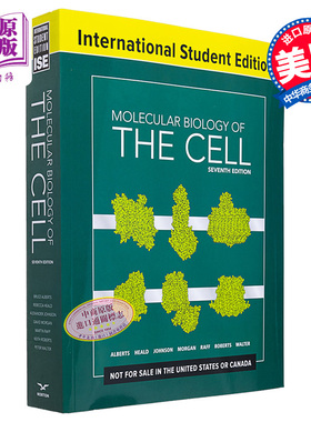 细胞分子生物学 第7版 国际学生版 Molecular Biology of the Cell 英文原版 Bruce Alberts 生命科学 科普【中商原版】