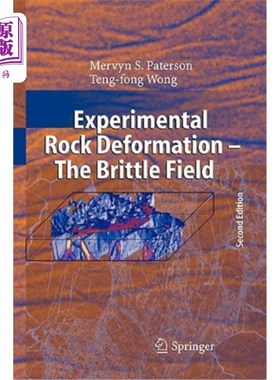 海外直订Experimental Rock Deformation - The Brittle Field 实验岩石变形-脆性场