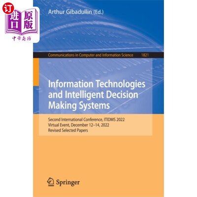 海外直订Information Technologies and Intelligent Decisio... 信息技术和智能决策系统